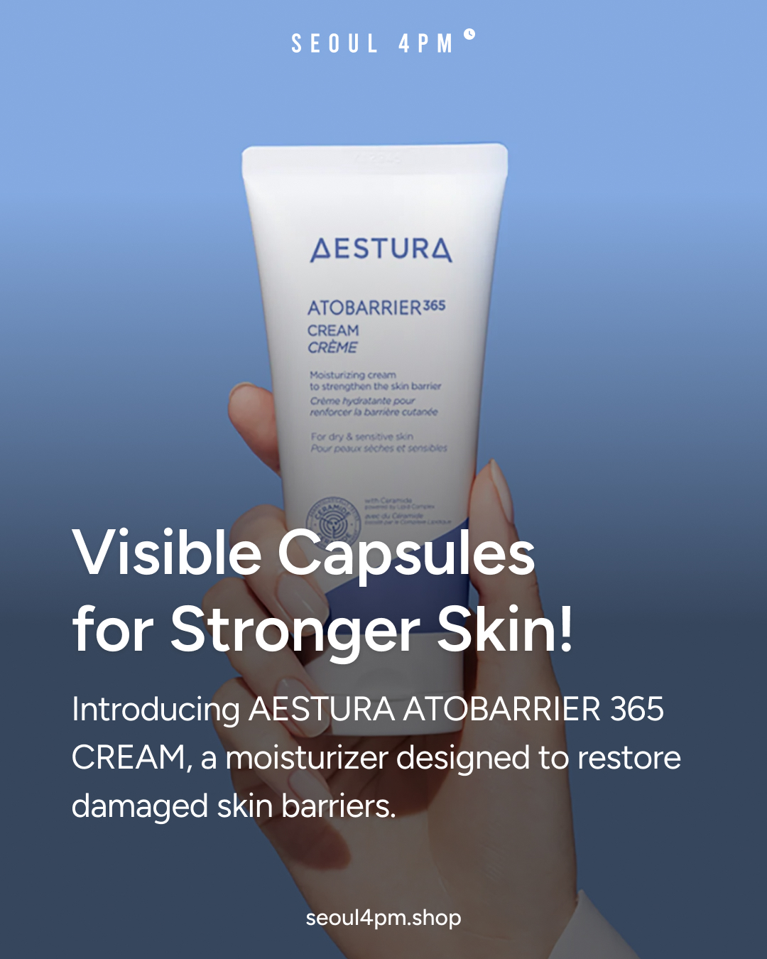Visible Capsules for Stronger Skin!