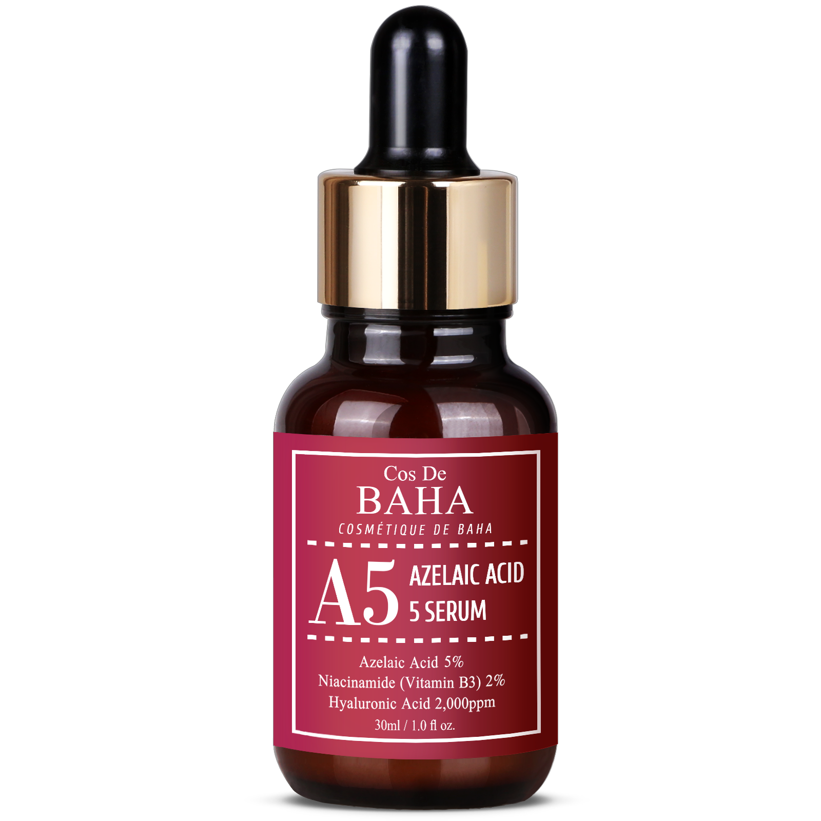 Azelaic Acid 5%, Niacinamide 2% B5 Hyaluronic Acid Serum (A5) (30ml)
