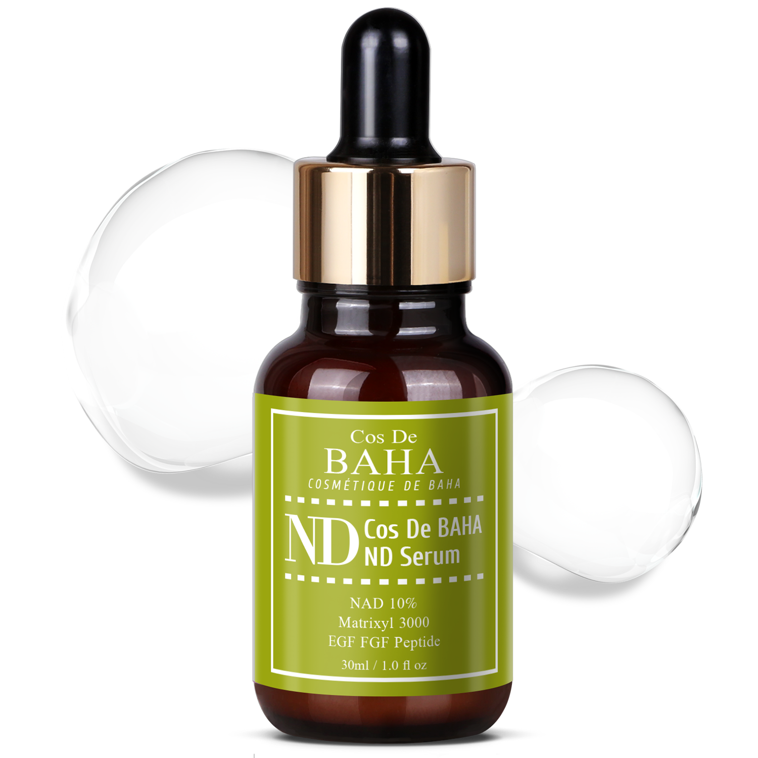 NAD 10% Matrixyl 3000 EGF FGF Peptide Hyaluronic Acid Serum (ND) (30ml)