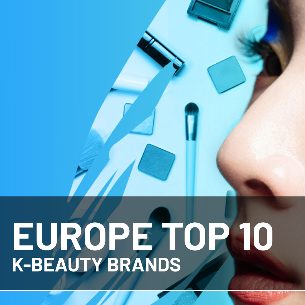 Top 10 Best-Selling K-Beauty Brands in Europe Market