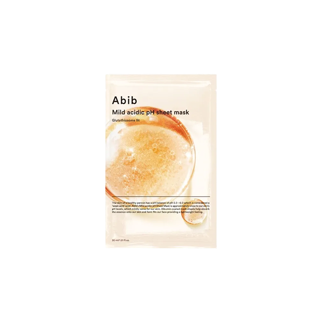 Mild acidic pH sheet mask Glutathiosome fit (10ea) (30mL)