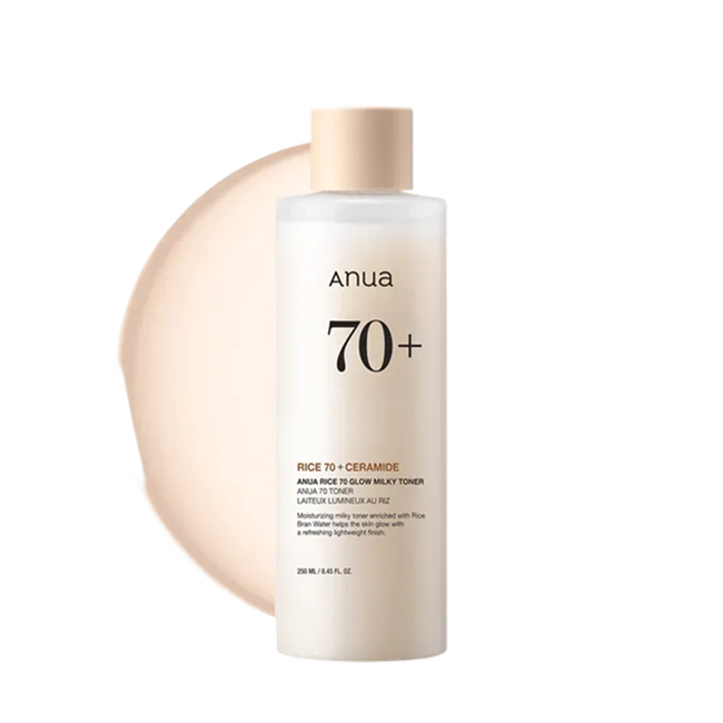 RICE 70 GLOW MILKY TONER 250ml (-)