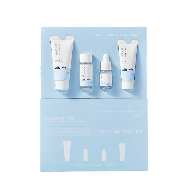 1025 Dokdo Trial Kit (Cleanser 30ml + Toner 20ml + Ampule 10ml + Cream 20ml) (-)