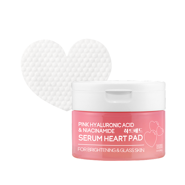 Pink Hyaluronic Acid
Niacinamide Serum Heart Pad (150 g
(50pads))