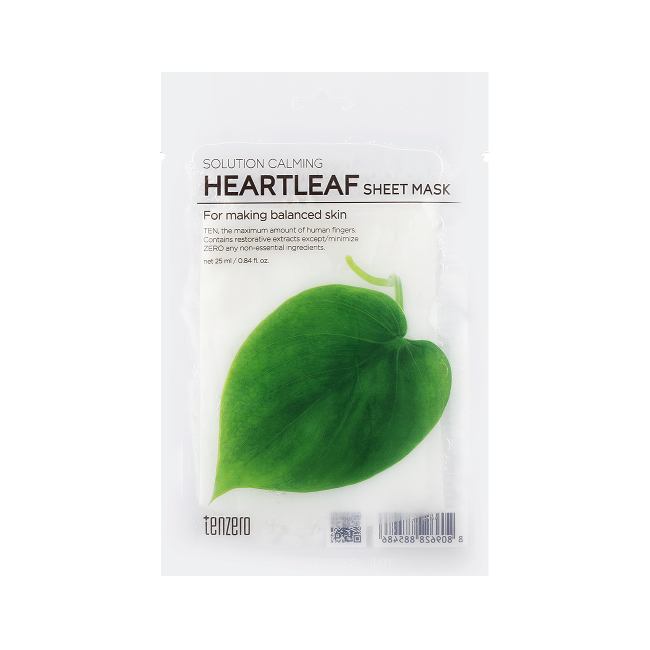 Solution Calming Heartleaf Sheet Mask (25 ml
* 10 ea)