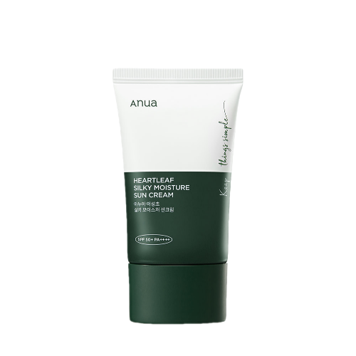 HEARTLEAF SILKY MOISTURE SUNCREAM 50ml (-)