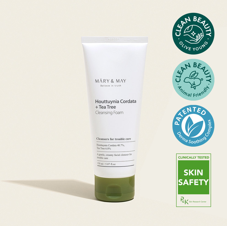 Houttuynia Cordata+Tea Tree Cleansing Foam (150ml)