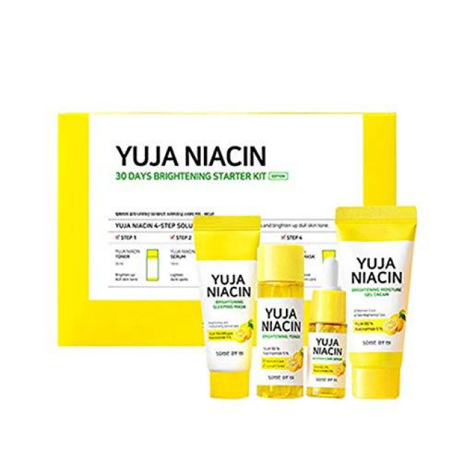 Yuja Anti Blemish Starter Kit (Cleanser 30ml, Toner 30ml, Serum 10ml, Cream 20ml)