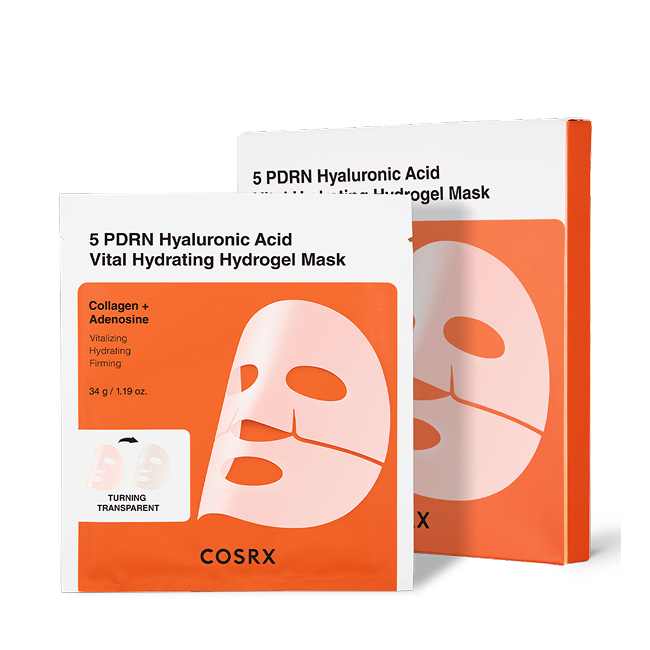 5 PDRN Hyaluronic Vital Hydrating Hydrogel Mask (3EA) (34g X 3)