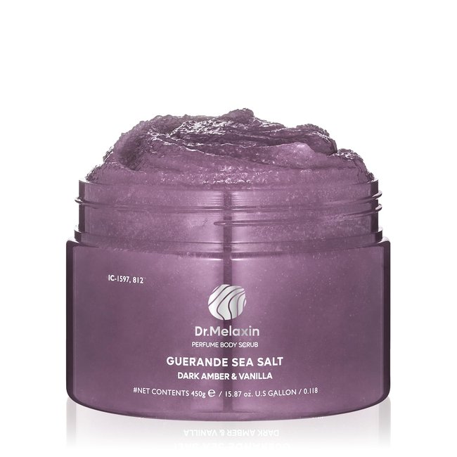 Guerande Sea Salt Perfume Body Scrub Dark Amber & Vanilla 450G (-)