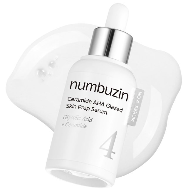 No.4 Ceramide AHA Glazed Skin Prep Serum (30ml)