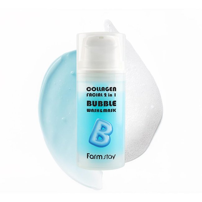 Collagen Facial 2 In 1 Bubble Wash & Mask (100ml)
