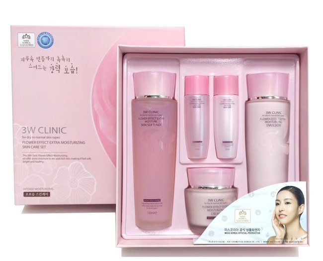 Flower Effect Extra Moisturizing Skin Care 3 Set (-)