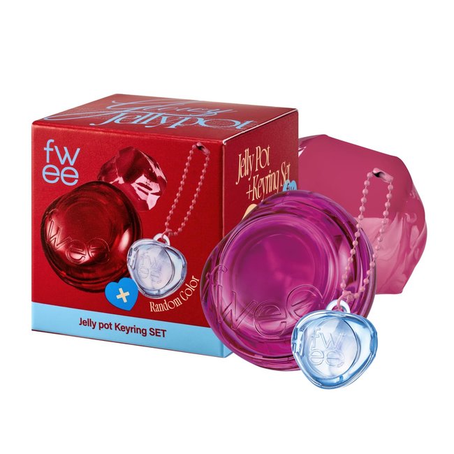 (Gl) Lip&Cheek Glowy Jelly Pot Js02 Caramelized 4G+Pendant Keyring (4g)