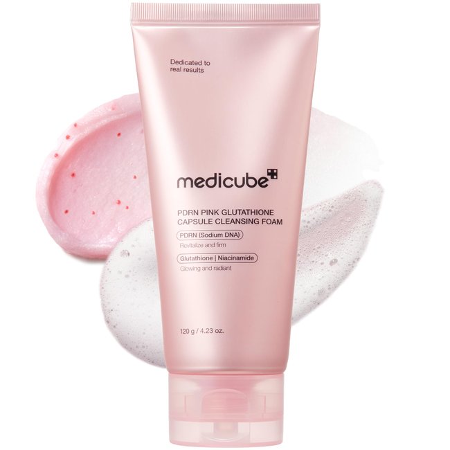 Pdrn Pink Glutathione Capsule Cleansing Foam (120g)
