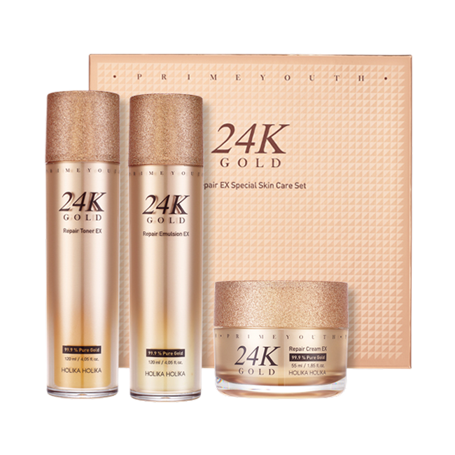 Prime Youth 24K Gold Repair Ex Special Skin Care Set (-)