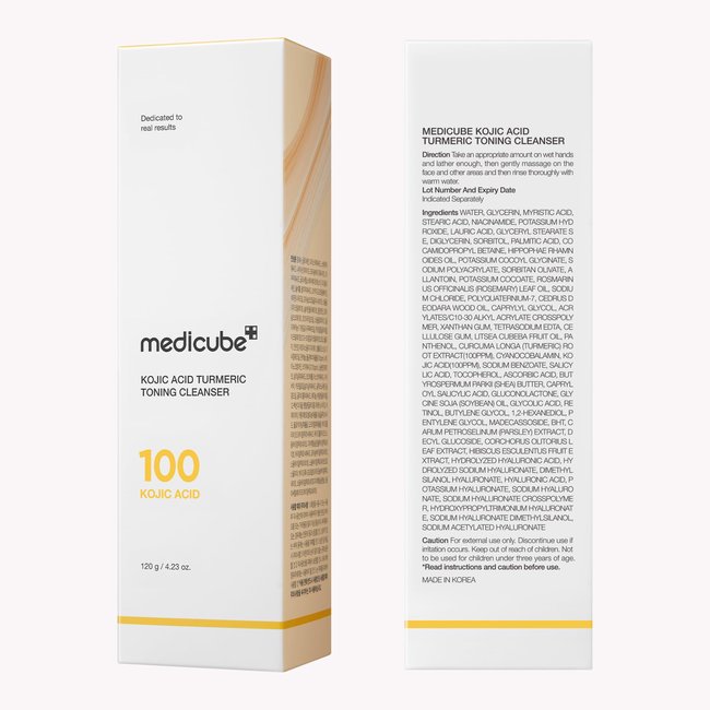 Kojic Acid Turmeric Toning Cleanser (120g)