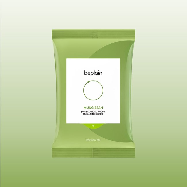 Mung Bean Ph-Balanced Facial Cleansing Wipes N1 (20p)