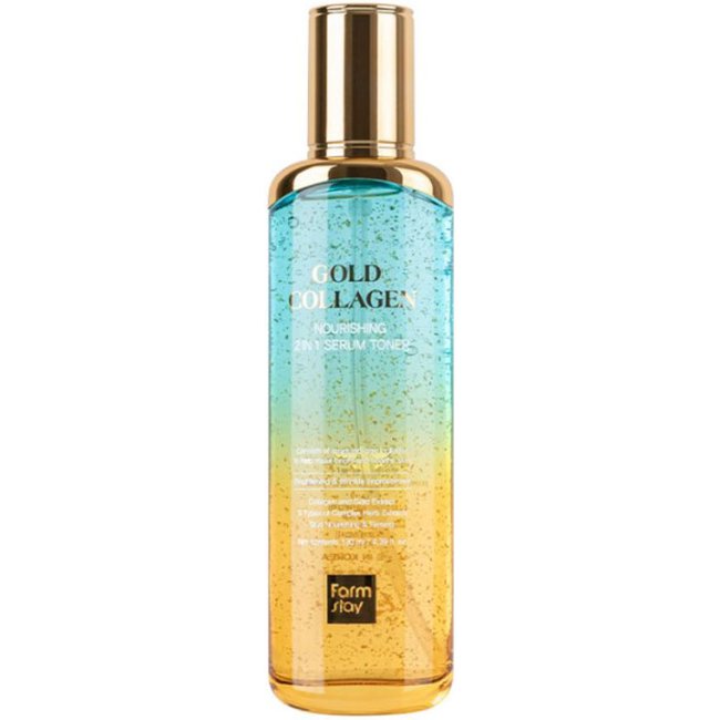 Gold Collagen Nourishing 2 In 1 Serum Toner (130ml)