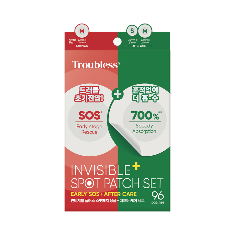 Invisible Plus Spot Patch Set Early Sos + After Care 96 (96patches)