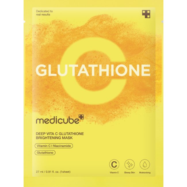 Deep Vita C Glutathione Brightening Mask 1Pc (27ml)