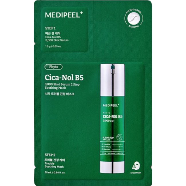 Phyto Cicanol B5 3000 Shot Serum 2 Step Mask 5EA (1.5g+25ml*5ea)