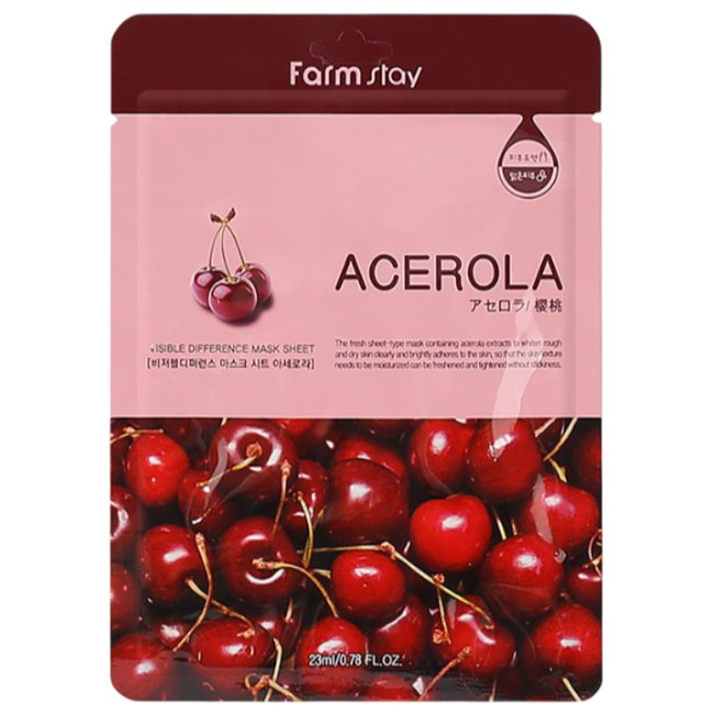 Visible Difference Mask Sheet Acerola (1sheet)