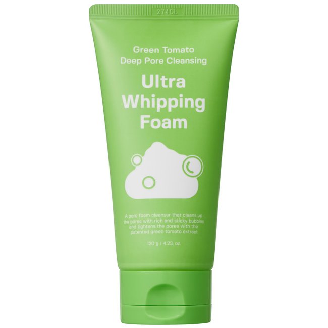 Green Tomato Deep Pore Cleansing Ultra Whipping Foam (120g)