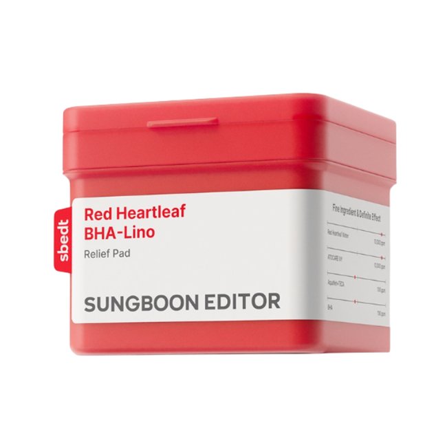 Red Heartleaf BHA-Lino Relief Pad (190ml)
